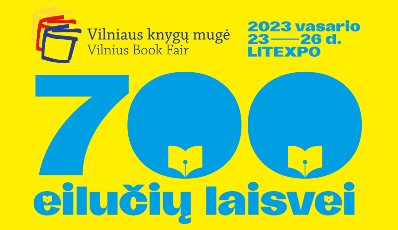 23-iosios Vilniaus knygų mugės vizuale – eilutės laisvei